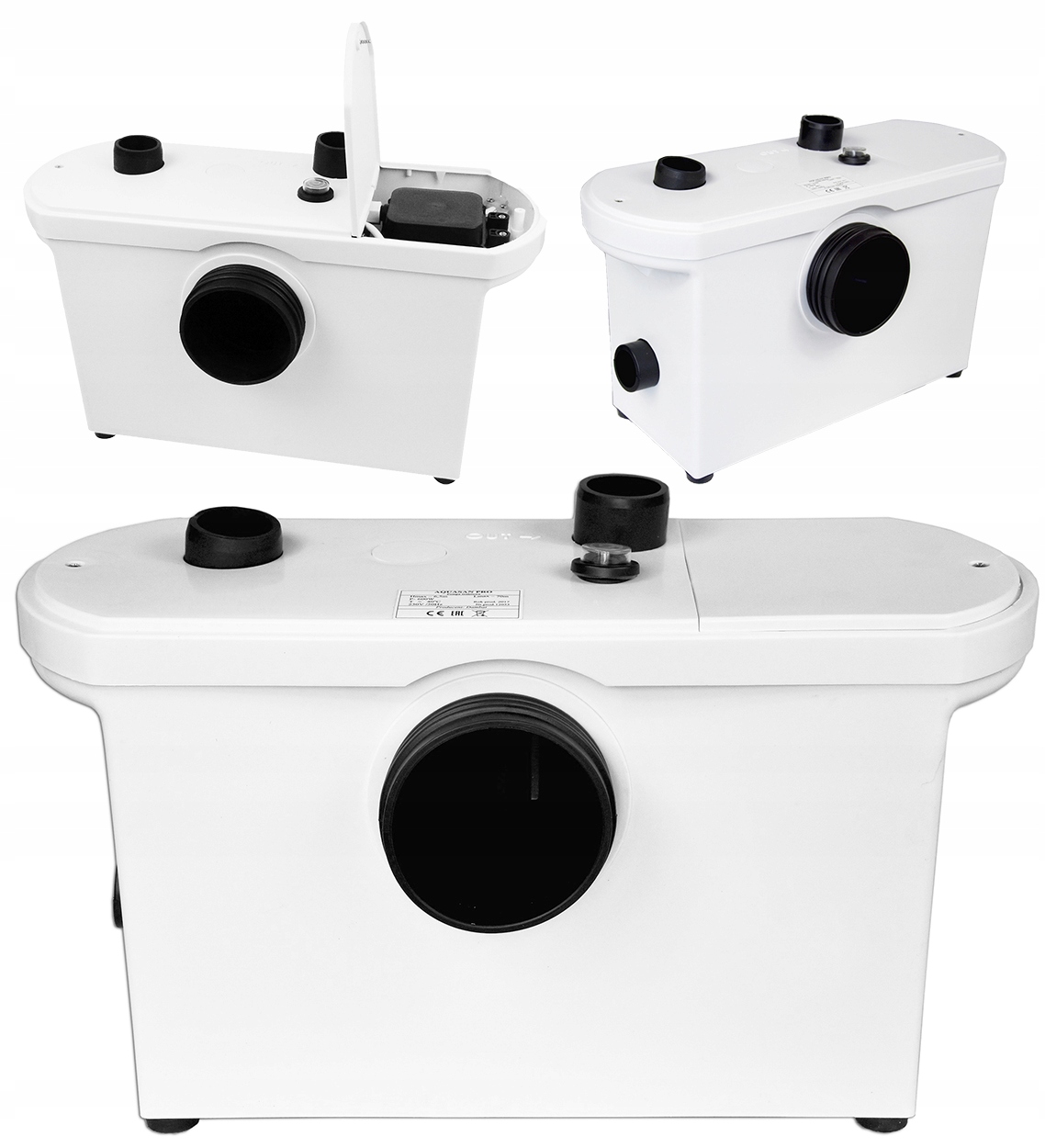 WC čerpadlo 230 V biele